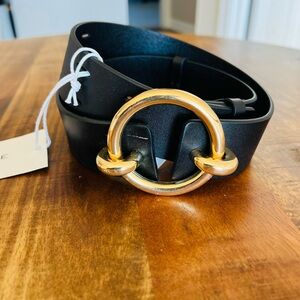 NWT Noir (black) Frame Le Ring Waist Belt.  100% genuine cow leather.  MSRP $278